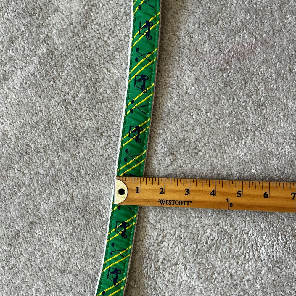 SIMPLY SOUTHERN BELT SIZE 32 GOLF PRINT PREPPY STYLISH ARTSY ART TO WEAR NOVELTY - Picture 5 of 5